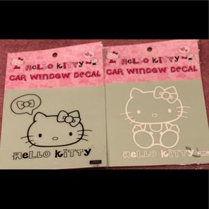 Hello kitty car window decals